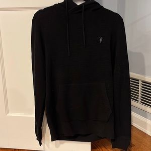 AllSaints Merino Wool Hoodie Medium